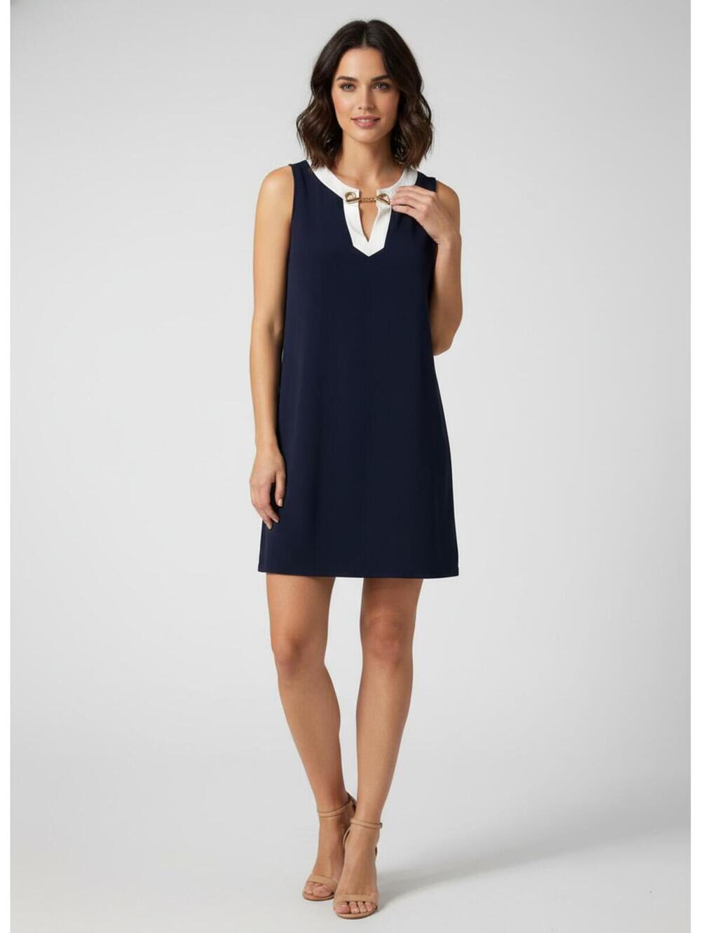 Michael Kors True Navy Basics Sleeveless Dress XL